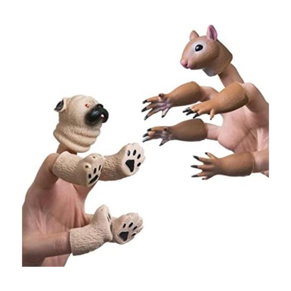 AQKILO Muñeco de mano de marionetas de animal para regalo_1