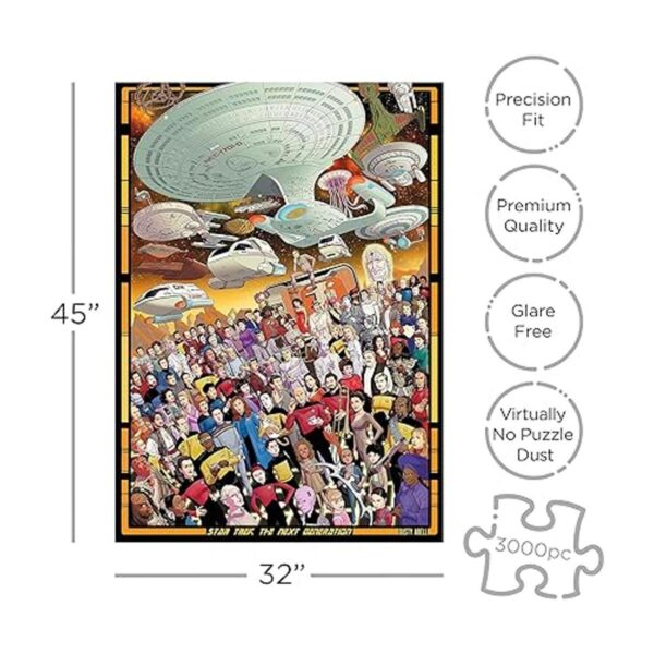 Aquarius Star Trek Next Gen Puzzle rompecabezas de 3000_2