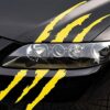 Pegatinas reflectantes para automóvil con garra de
