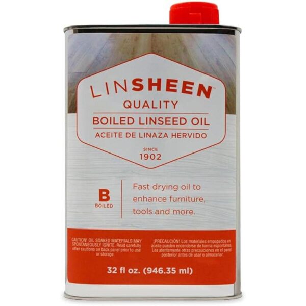 LinSheen Aceite de linaza hervido tratamiento de madera_1