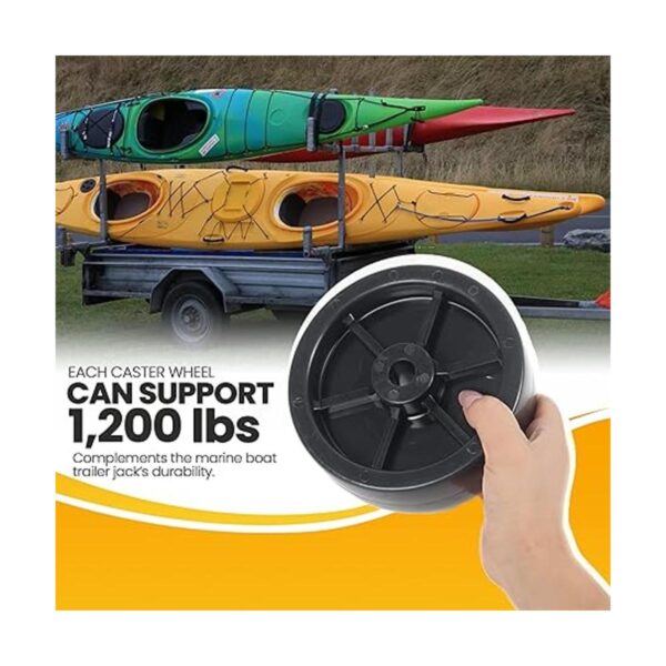ARPRO Ruedas de remolque de barco de 6 pulgadas ruedas