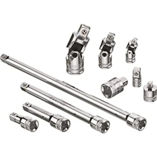 ARES 71270 Juego de accesorios de enchufe de 10 piezas_1