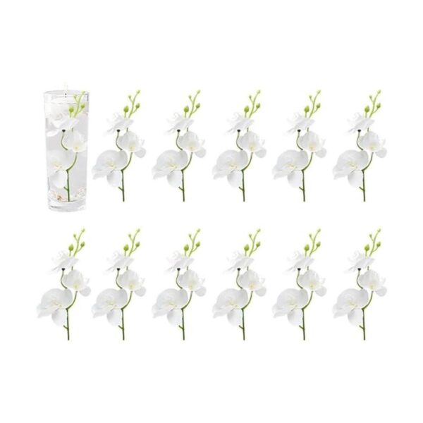 LARDUX 12 piezas Flores artificiales para velas_1