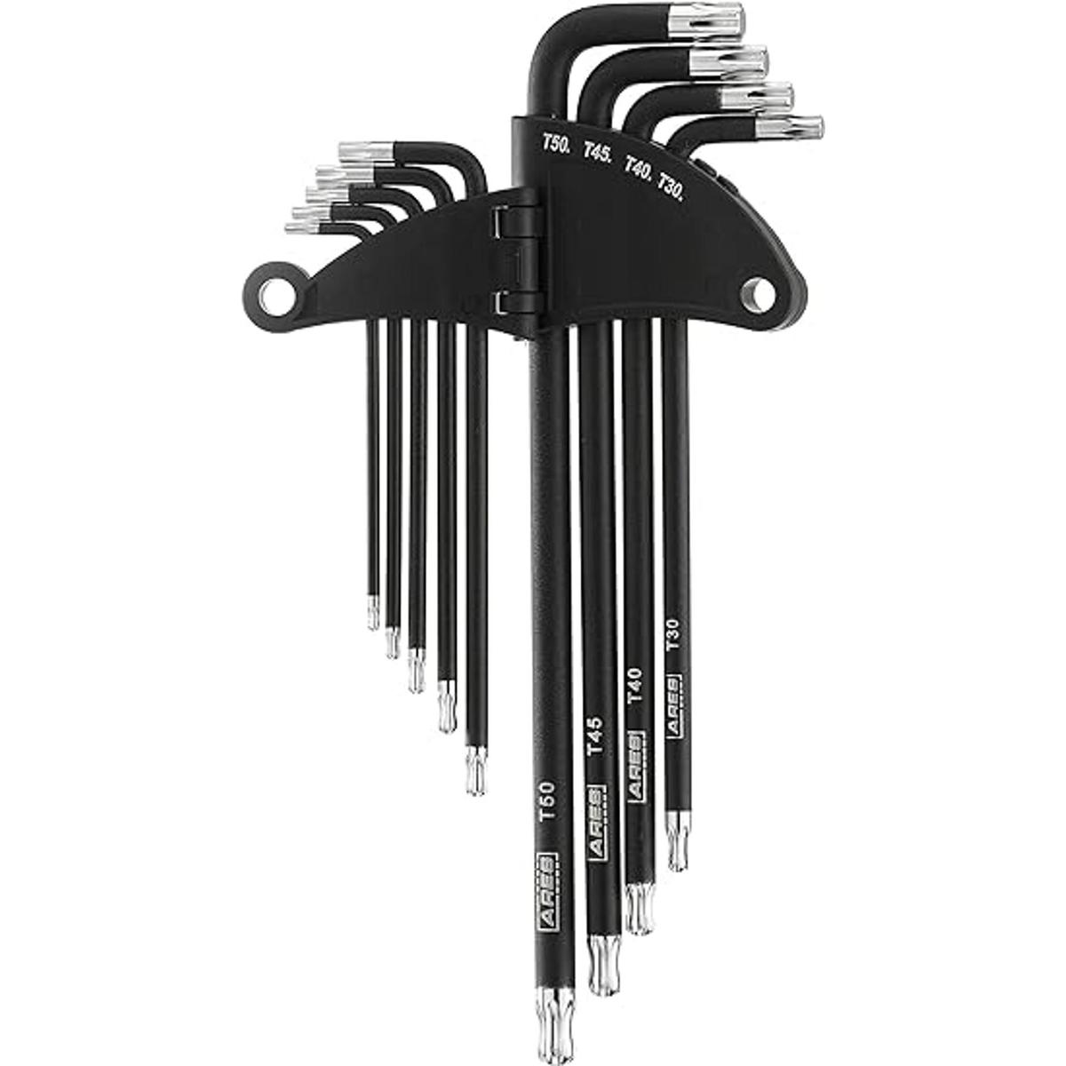 ARES 70257 Juego de 9 piezas Torx con extremo de bola