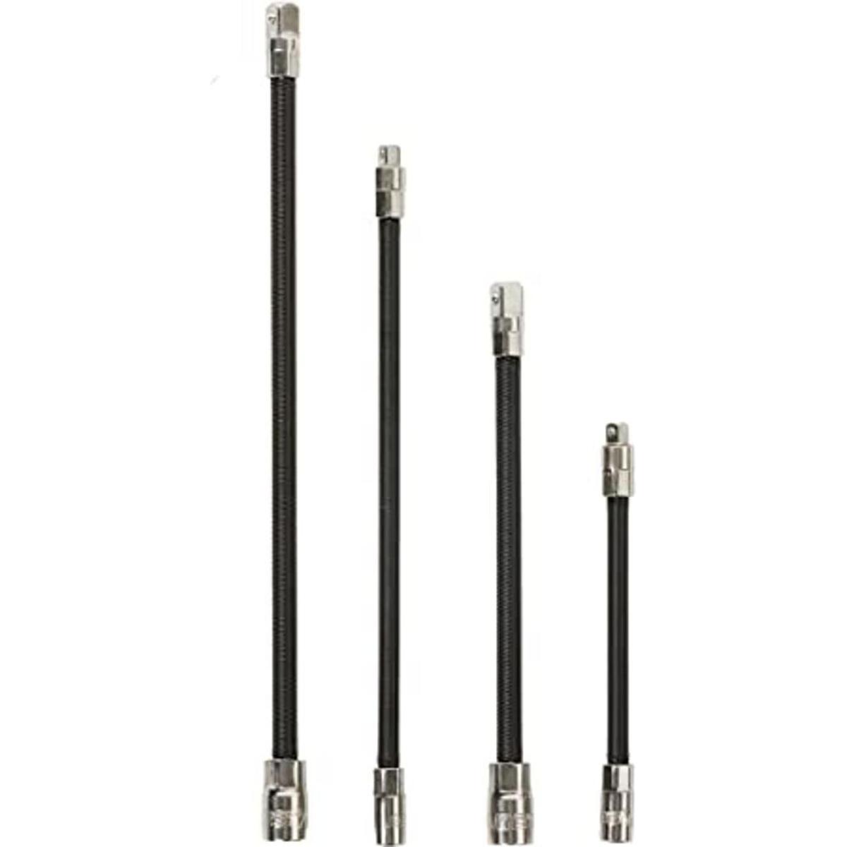 ARES 42073 Juego de extensiones de enchufe flexible de 4