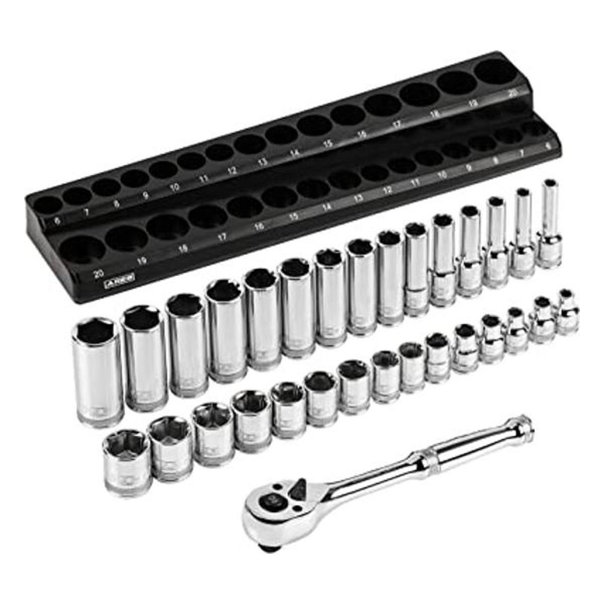ARES 47004 Juego de 32 piezas de 38 pulgadas y trinquete