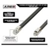 ARES 42073 Juego de extensiones de enchufe flexible de 4_3
