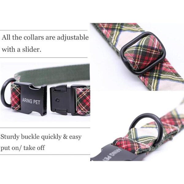 Collar Aring Pet con lazo y pajarita cuello ajustable