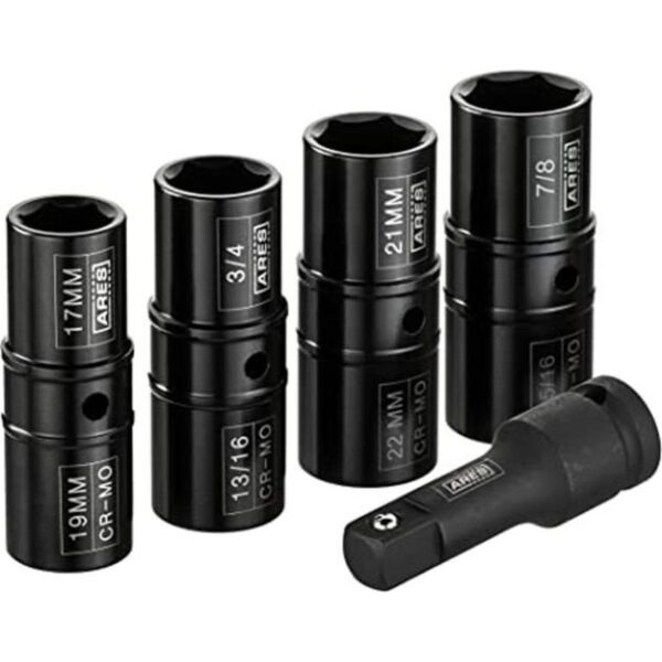 ARES 59010 Juego de 5 piezas de 12 pulgada con tuercas_1