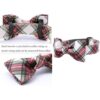 Collar Aring Pet con lazo y pajarita cuello ajustable