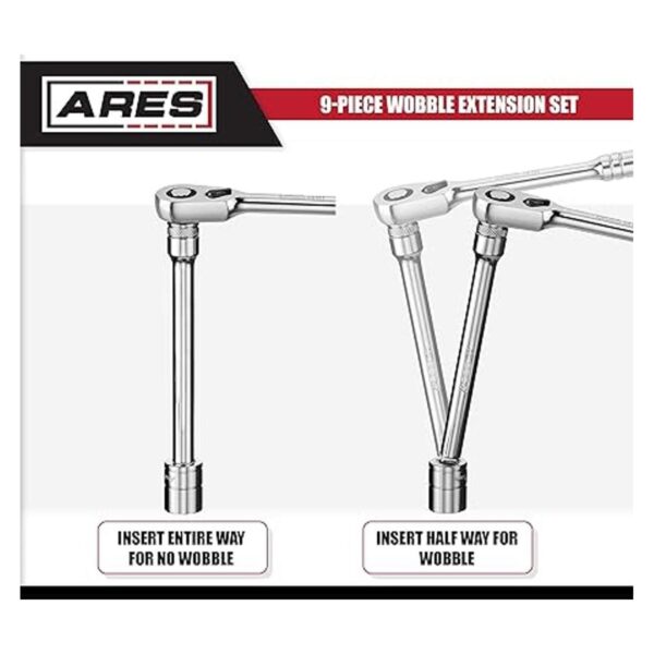 ARES 70330 Juego de extensión oscilante de 9 piezas_3
