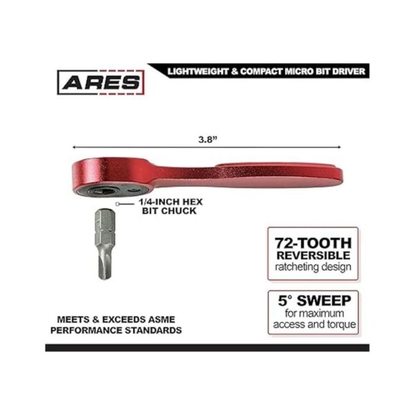 ARES 42061 14 pulgadas Drive de 72 dientes de aluminio