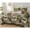 Juego de ropa de cama rústica tamaño queenmatrimonial_6