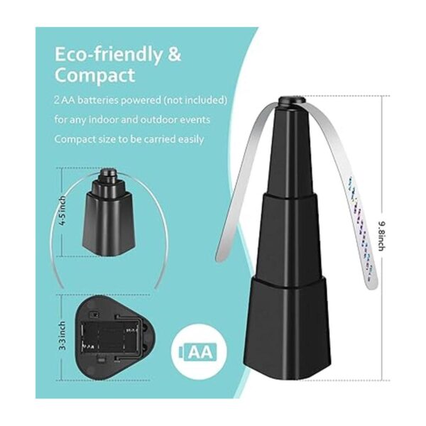Ventiladores de mosca para mesas repelente de moscas para
