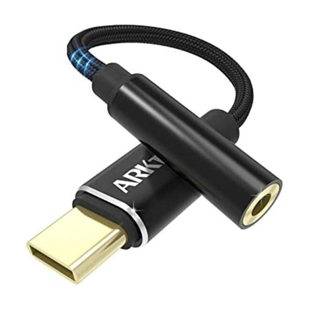 Adaptador de audio USB C a 0.138 in conector USB tipo C a