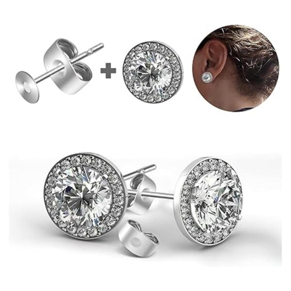 1200 postes para arete de acero inoxidable y respaldos con