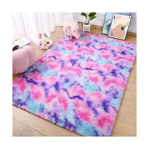 AROGAN Alfombras suaves de arcoíris para habitación de