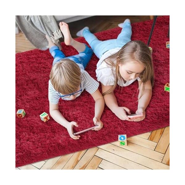 AROGAN Alfombras esponjosas para dormitorio sala de