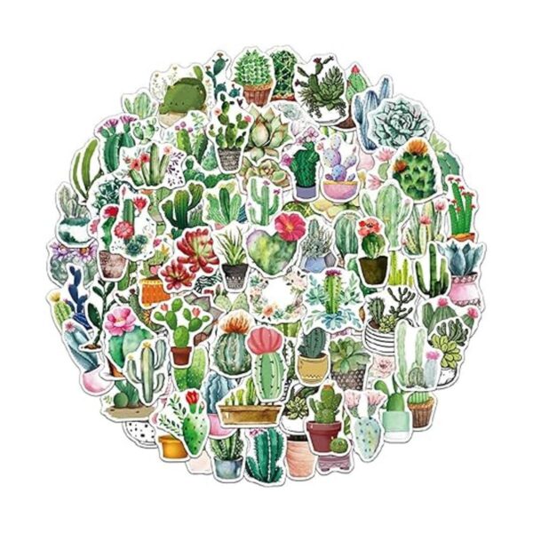 Pegatinas Green Plant 100 pegatinas de vinilo para_2