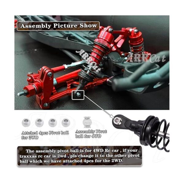 Big BORE Shocks Pieza de actualización para Traxxas_5