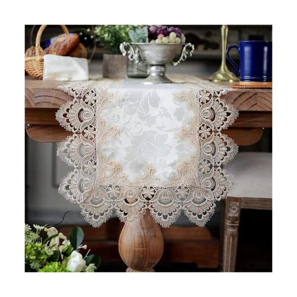 ARTABLE Camino de mesa de encaje para macramé estilo