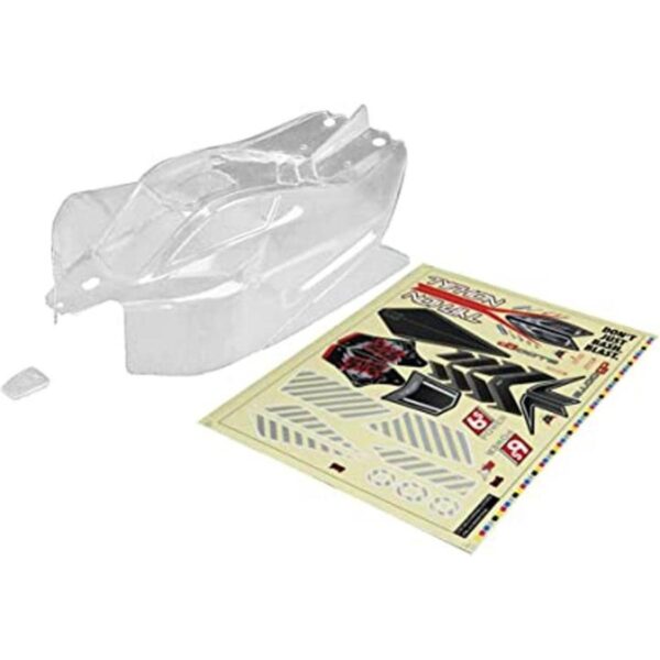 ARRMA Cuerpo de 18 con calcomanías transparente Typhon_1