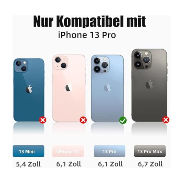 ARSUNOVO Funda compatible con iPhone 13 Pro de 6.1_5