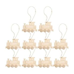 Artibetter 20 piezas de madera sin terminar adornos en