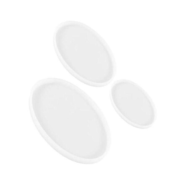 Artibetter Molde de resina de silicona para bandeja de