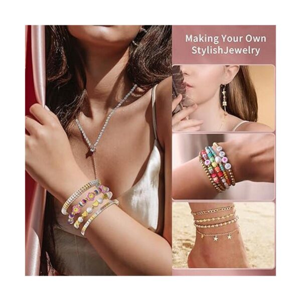 ARTDOT Cuentas de oro para hacer pulseras kit de cuentas_5
