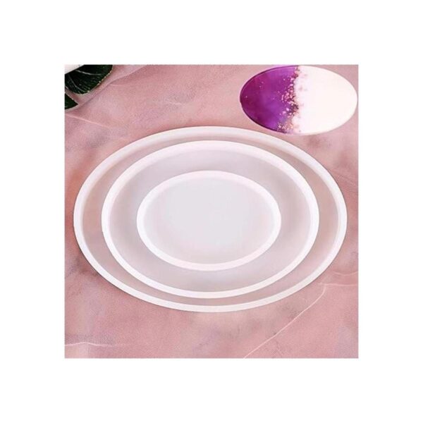 Artibetter Molde de resina de silicona para bandeja de
