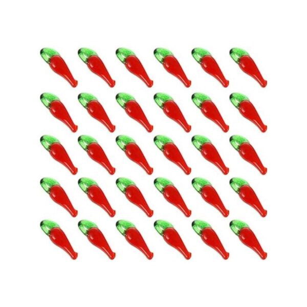 ARTIBETTER 100pcs Chile Pepper Charm Beads Vegetales