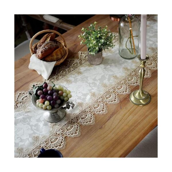 ARTABLE Camino de mesa de encaje para macramé estilo