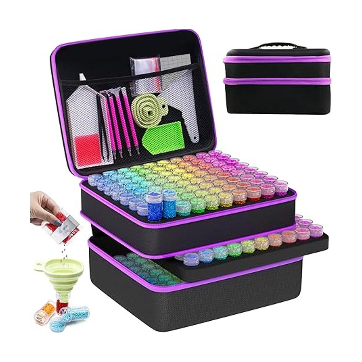 ARTDOT Cajas de almacenamiento de pintura de diamantes