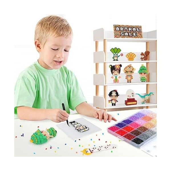 Artkal Mini Fuse Beads 24000 cuentas de hierro de 48_6