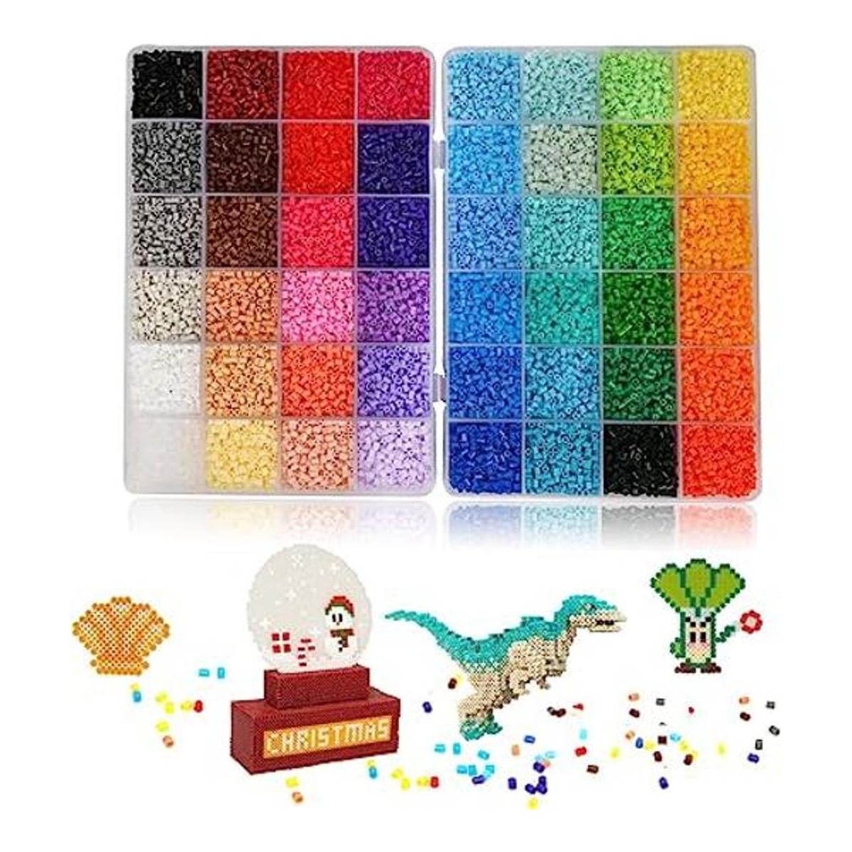 Artkal Mini Fuse Beads 24000 cuentas de hierro de 48