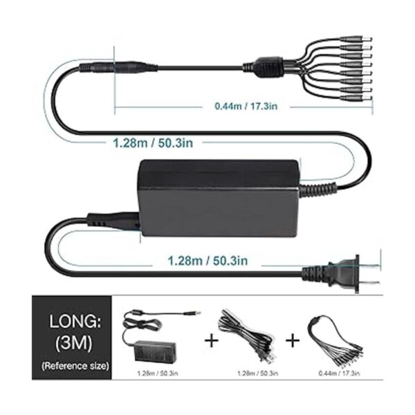 ARyee Fuente de alimentación de cargador de adaptador de_2