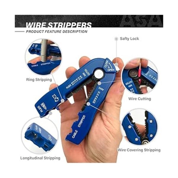 ASA Herramientas CSB Pelacables y cortador múltiples_4