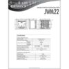 Jensen JWM22 Zonas de 2 altavoces AMFMBTHDMIAUX Cube_3