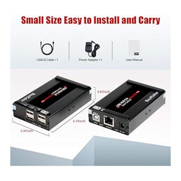 Basicolor Extensor USB 262ft 80m Kit con 4_2