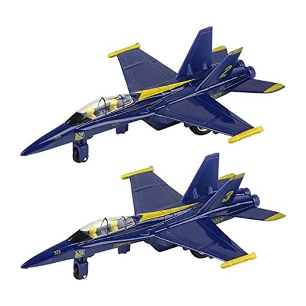 ArtCreativity Jumbo Diecast F18 Blue Angel Jets con