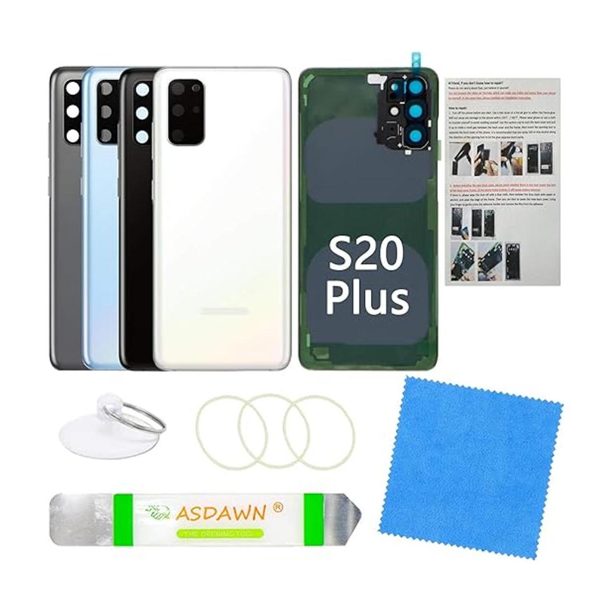 Cubierta trasera de vidrio para Galaxy S20 con lente de