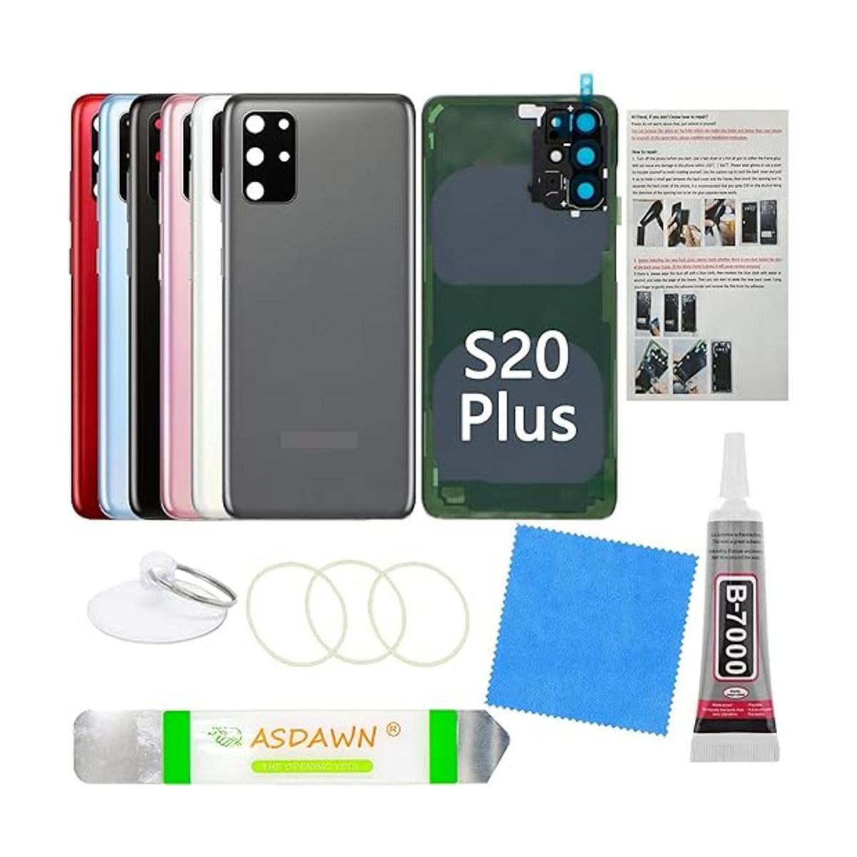 Funda de repuesto para Galaxy S20 con panel de vidrio