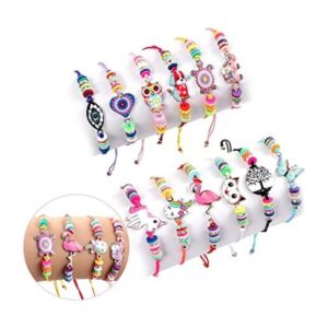 Lorfancy 12 pulseras para niños y niñas y mujeres joyería_1