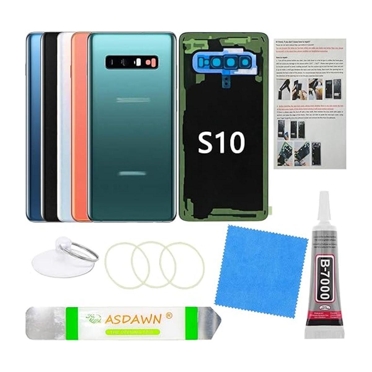 Cubierta de vidrio trasera para Galaxy S10 con lente de