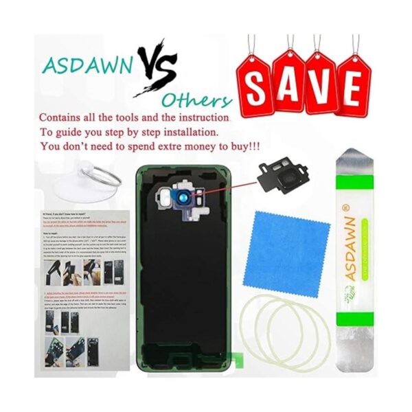 Carcasa trasera para Samsung Galaxy S8 SMG950 incluye_2