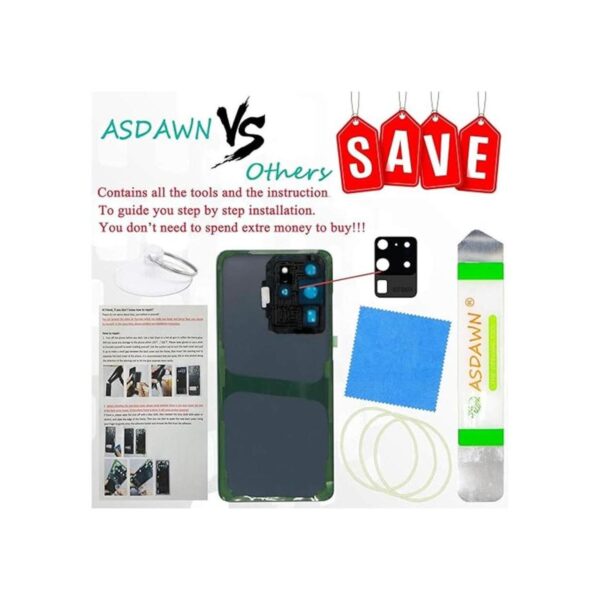 Funda para Galaxy S20 Ultra de repuesto con panel de_2