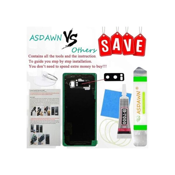 Carcasa trasera para Galaxy Note 8 con lente de cámara_2