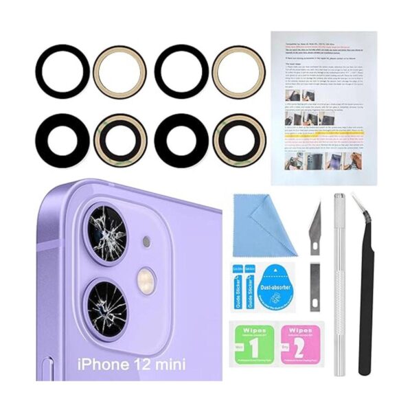 2 piezas de repuesto para iPhone 12 Mini 5.4 pulgadas con_1