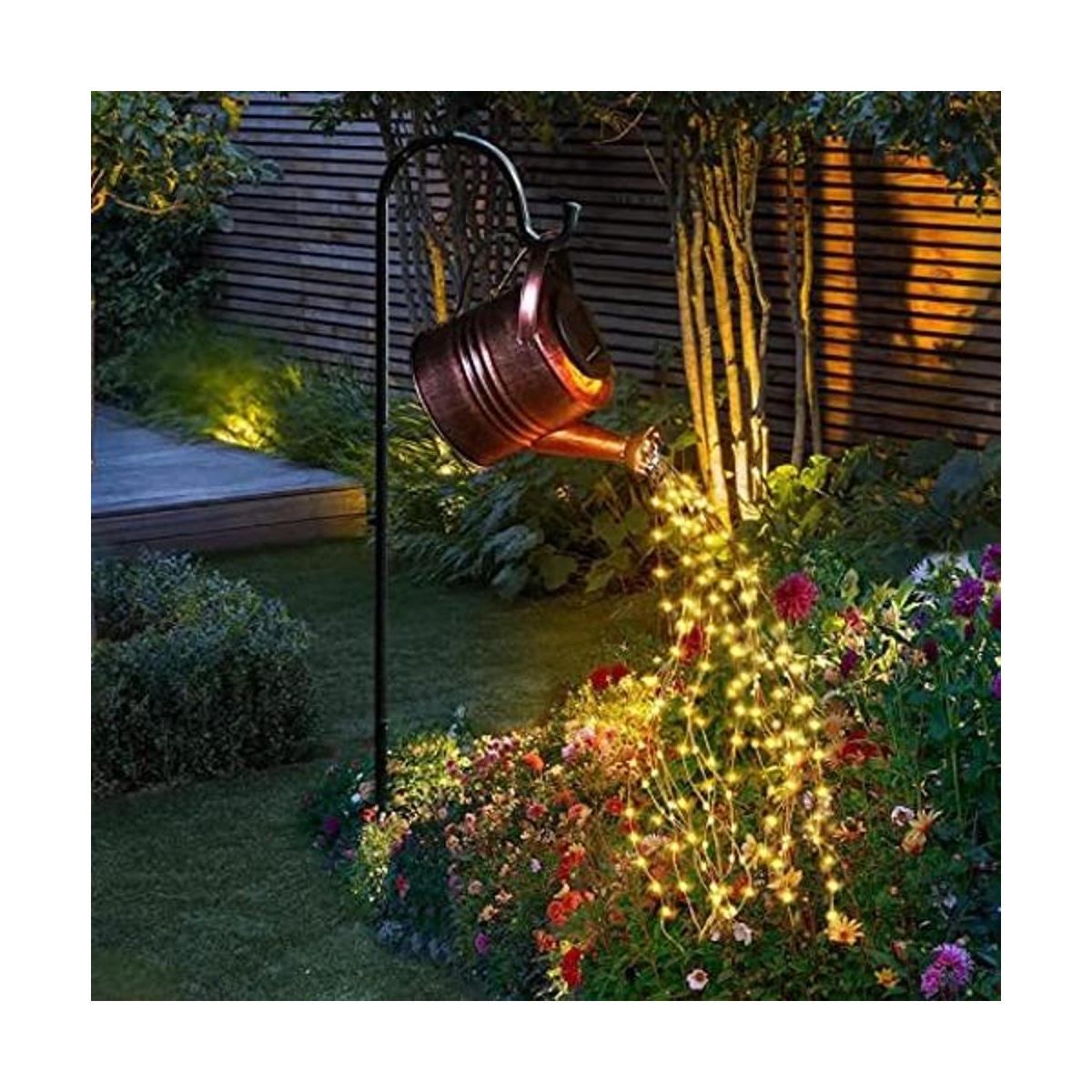 Cadena de luces LED para regadera de estrellas decoración